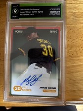 2025 Pulse On Demand Red Award Winner Paul Skenes Auto 16/50 picture