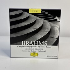Brahms Complete String Quartets Amadeus Quartet 5 CD Set MINT picture