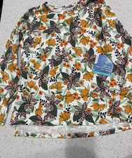 coolibar long sleeve shirt Women’s Medium New Upf 50 Surf Side Slit picture