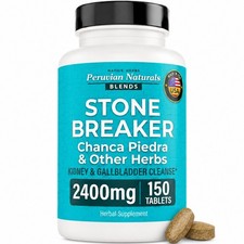 Chanca Piedra Stone Breaker 150 Tablets Kidney Cleanse Detox 2400mg from Peru picture