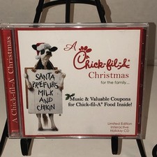 Vintage Chick-fil-A Christmas Limited Edition Interactive Holiday CD 2003 Rare picture