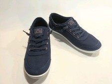 SKECHERS Women's Sz9 BOBS B Cute Navy Blue Slip On Sneaker picture