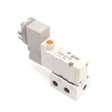 SMC SYJ324-5LZ-M5 Solenoid Valve, Normally Open, M5 Ports, 24VDC Coil picture