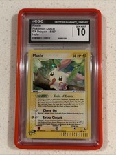 Plusle 8/97 EX Dragon Holo CGC 10 picture
