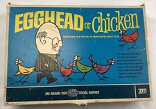 1967 Egghead or Chicken Game by 3M Complete in Very Good Condition  picture