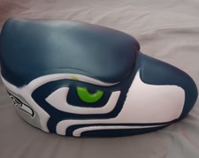Vintage Seattle Seahawks Foam Head Wearable NFL Fan Hat 2000s Era  picture
