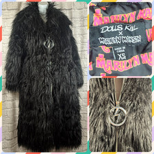 Marilyn Manson X Dolls Kill Fur Coat Unreleased Antichrist Superstar Full-Length picture