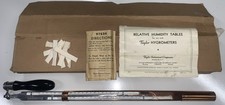 RARE Vintage Taylor 1322 Sling Psychrometer New Old Stock  11/50 MFG Date READ picture