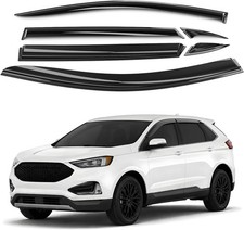 Deflectores Ventana Ahumados Adhesivos Visera Lluvia para Ford Edge 2015-2024 picture