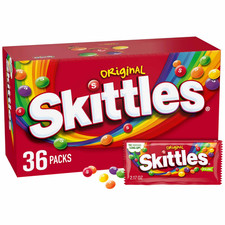 Skittles Original Chewy Candy, Full Size - 2.17 oz, 36 Bulk Candy pack picture