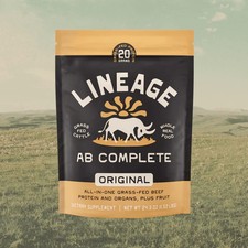 Lineage Provisions Grass-Fed Beef Protein Powder – Original Flavor, 24.3 oz picture
