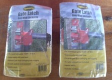 NOS 2 Speeco One-Way Lockable Gate Latch Red picture