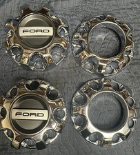 OEM FORD 2019 2025 F250 F350 TRUCK CHROME CENTER CAP SET OF 4 2 0PEN 2 CLOSED HD picture