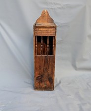 Antique French baguette box, bread storage, Rustic chsrm  picture