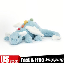 Sky Blue Dragon 50CM Plush Toys New With Tags cat Free Dust Bag picture