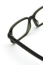 MM6 Maison Margiela Lunettes 10 Green Rectangle Eyeglasses NEW picture