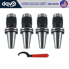 4PCS CAT40 Keyless Drill Chuck 1/2' Fits On Haas CNC Easy Great Tool Holder picture