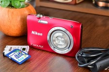 ⏯️[Excellent+5]  Nikon Coolpix S2900 Compact Digital Camera Red From Japan picture