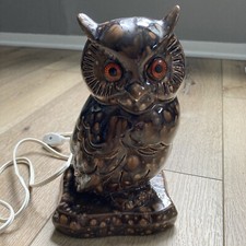 Vintage Owl Ceramic Figure McNees Light picture