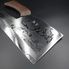 Sensuke Damascus Japanese Kitchen Noodle Cutting Knife 330mm Blue steel #2 New picture