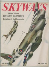 Skyways Jun 1945 Leo Rackow Cover WWII picture