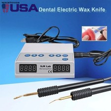 Ultra-thin Double Pen Dental Electric Wax Knife Lab Waxer Carving +6 Copper Tips picture
