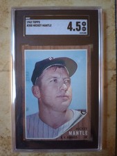 1962 Topps Mickey Mantle #200 SGC 4.5 New York Yankees HOF picture