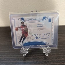 REPRINT 2019-20 Panini Flawless  Finishes Dwyane Wade  one of one (AU) picture