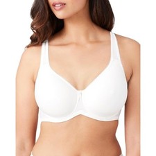 Wacoal Women's Basic Beauty T-Shirt Bra, White, Size 40DD picture