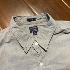 Jcrew wash flex grey button picture