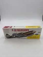 Vintage 1962 Guillow's Curtiss P-40 Warhawk Balsa Wood Scale Kit SEALED picture