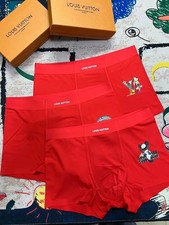 𝑳𝒐𝒖𝒊𝒔 Men’s Monogram Stretch Boxer Briefs | 1 box of 3 pieces picture