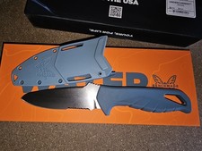 Benchmade Undercurrent Depth Blue 18040S CPM MagnaCut USA Fixed Blade Knife picture
