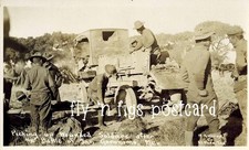 Border War Punitive Expedition BATTLE SAN GERONIMO 7TH CAVALRY 1916 RPPC postcar picture