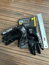 NXTRND G1 Football Gloves Youth Small YS Black/White Sticky Grip picture
