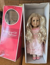 Retired American Girl BeForever Caroline Abbott Doll Complete Meet Outfit Box picture