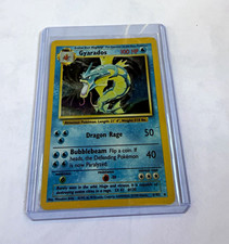 Pokemon TCG Base Set Gyarados 6/102 Holo Rare Unlimited 1999 English 100 HP picture
