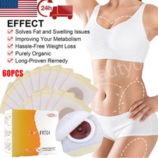 60Pcs Magnetic Weight Management Belly Burning Fat Detox Abdominal Navel Sticker picture