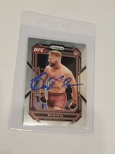 2023 UFC PANINI PRIZM BO NICKAL RC ROOKIE On Card AUTOGRAPH Blue PSA Certified  picture