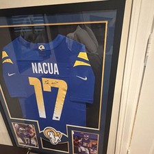 PUKA NACUA Signed Framed Jersey Fanatics Authentic Los Angeles Rams picture
