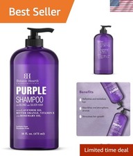 Hydrating Purple Shampoo 16 Fl Oz | Neutralizes Brassiness for Shiny Gray Hair picture