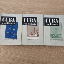 Cuba y Su Historia 1965 Santovenia Shelton 3 Vol Set Rema Press Spanish Rare picture