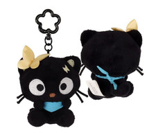 Sanrio Chococat Sparkling Butterfly Plush Bag Charm Keychain 8cm picture