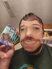NEW MrBeast See-Through Mesh Pullover Mask Cosplay Costume Mr. Beast Meme Merch picture