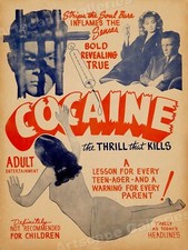 1935 Vintage Style Drug Movie Poster 