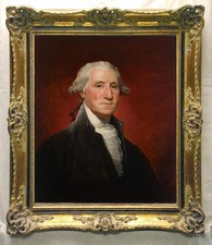 Hand Painted Oil Painting George Washington Portrait Classical Historical Figure picture