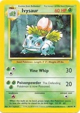 Pokémon TCG - Ivysaur - 30/102 - Uncommon Unlimited - Base Set [Moderate Play] picture