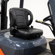 MOLDED FOR TOYOTA FORKLIFT SUSPENSION SEAT W/ SEATBELT & SWITCH PREMIUM QUALITY picture