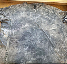 lululemon Always Agile Men's 2XL Gray Tie-Dye Short Sleeve Crew T-Shirt picture