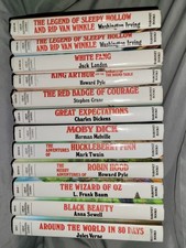 VTG Lot w/12 Great Illustrated Classics Hardcover Books Baronet Children Fiction picture